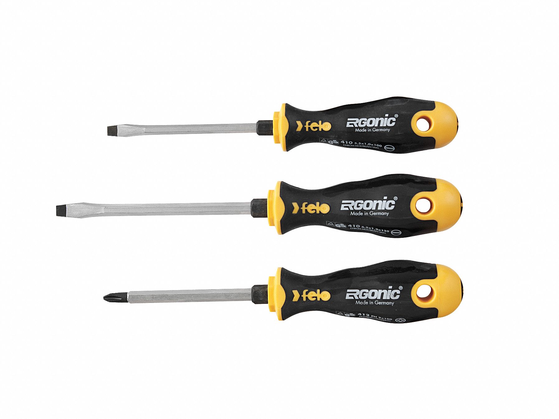 Assorted Combination Screwdriver Set Multicomponent, Number of Pieces: 3