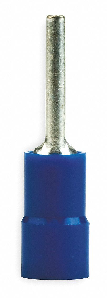 Pin Terminal,Blue,Butted,16-14,PK100