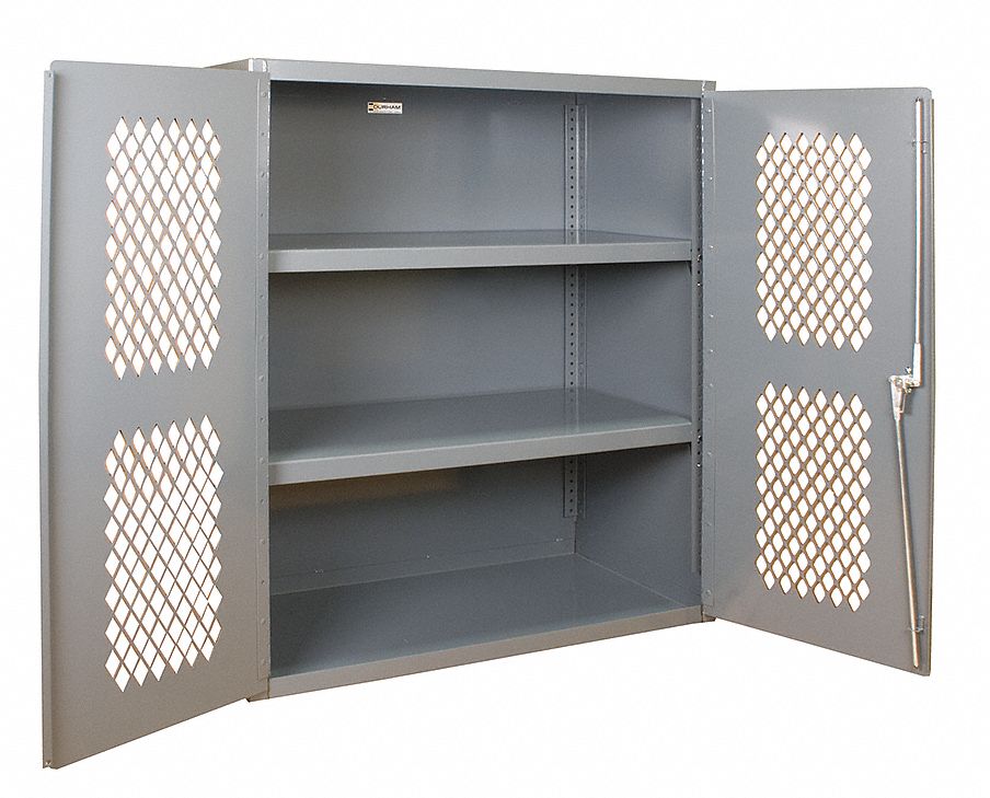DURHAM MFG Heavy Duty Storage Gray, 42" H X 36" W X 24" D