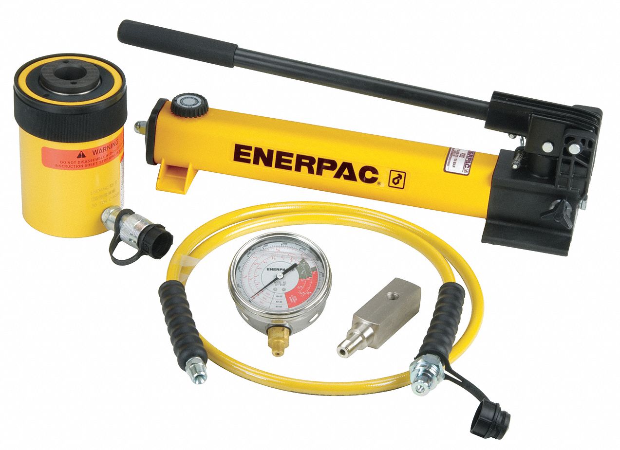 ENERPAC Pump and Cylinder Set with 30 Cylinder Capacity (Tons) 3PCY7