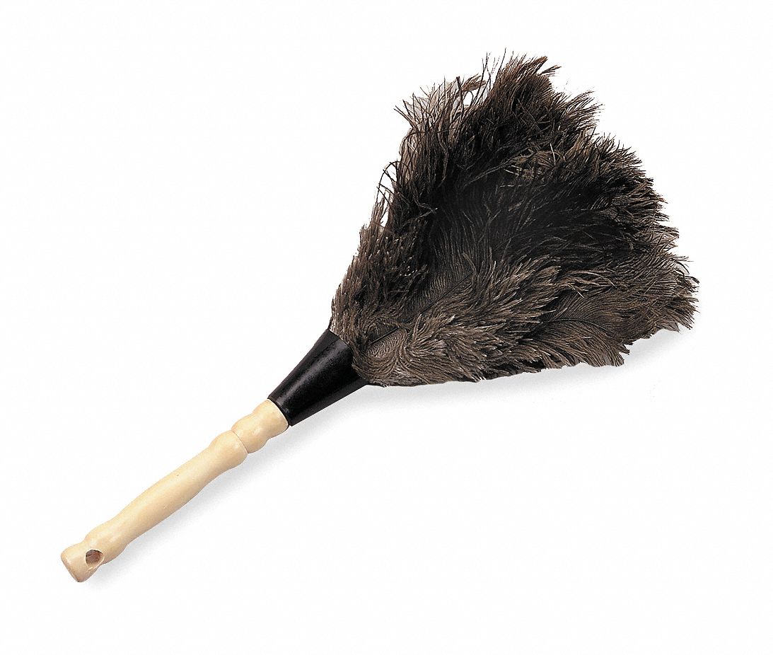 TEXAS FEATHERS Duster, Ostrich Feathers Head Material, 31 in Length