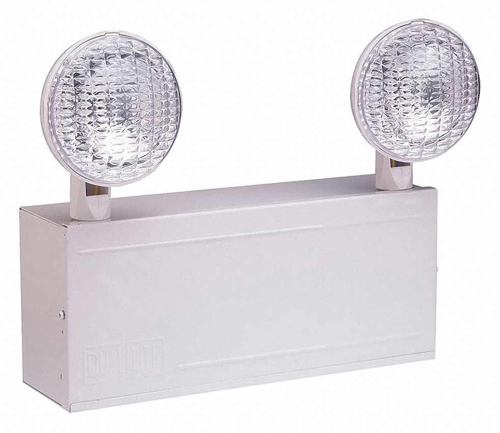 HUBBELL LIGHTING DUALLITE 120/277V Incandescent Emergency Light, 7.5