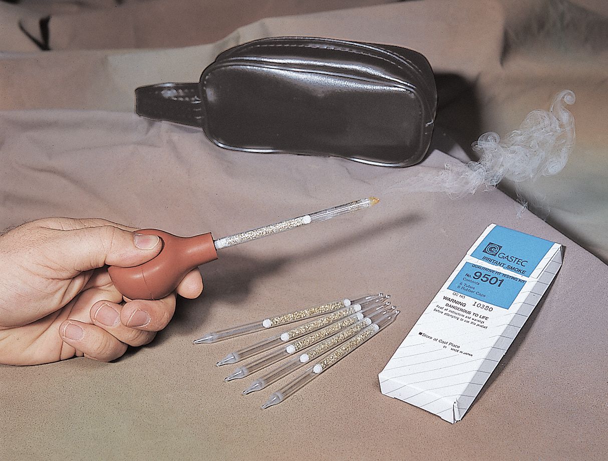 GASTEC Smoke Tube Kit, Includes (6) Smoke Tubes, (6) Tube Caps