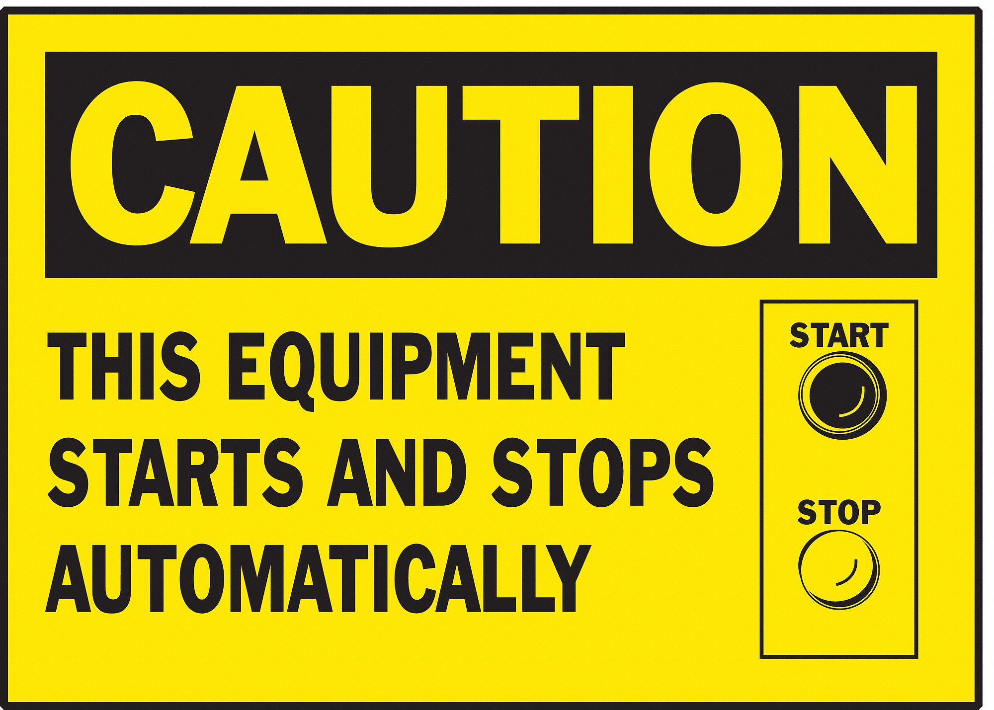 Caution Label,3-1/2 In. H,5 In. W,PK5