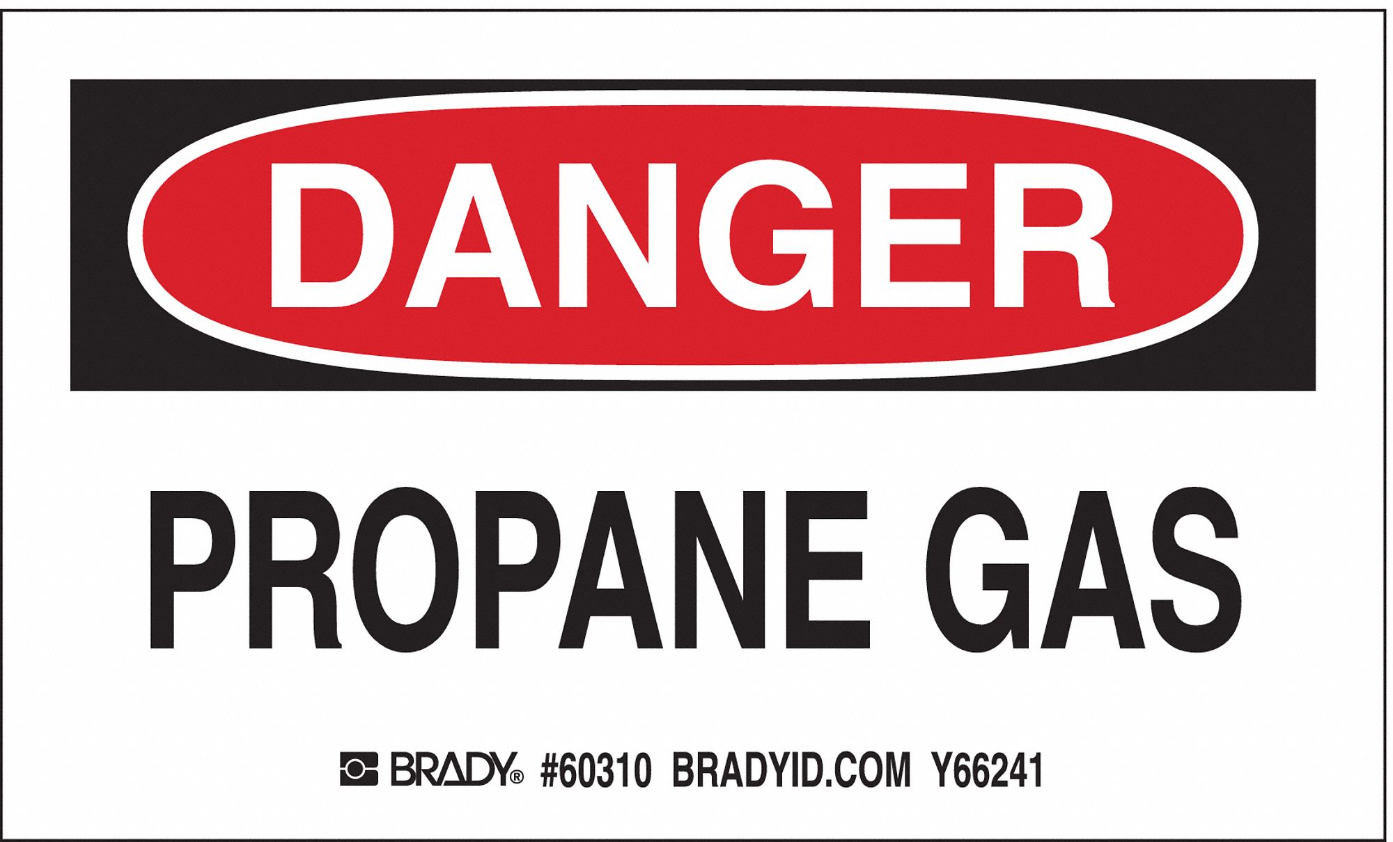 Gas Cylinder Label,3 In. H,5 In. W,PK10