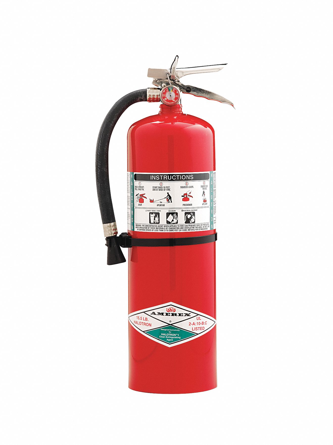 AMEREX 15 5 Lb Extinguisher Capacity 2A 10B C Fire Extinguisher