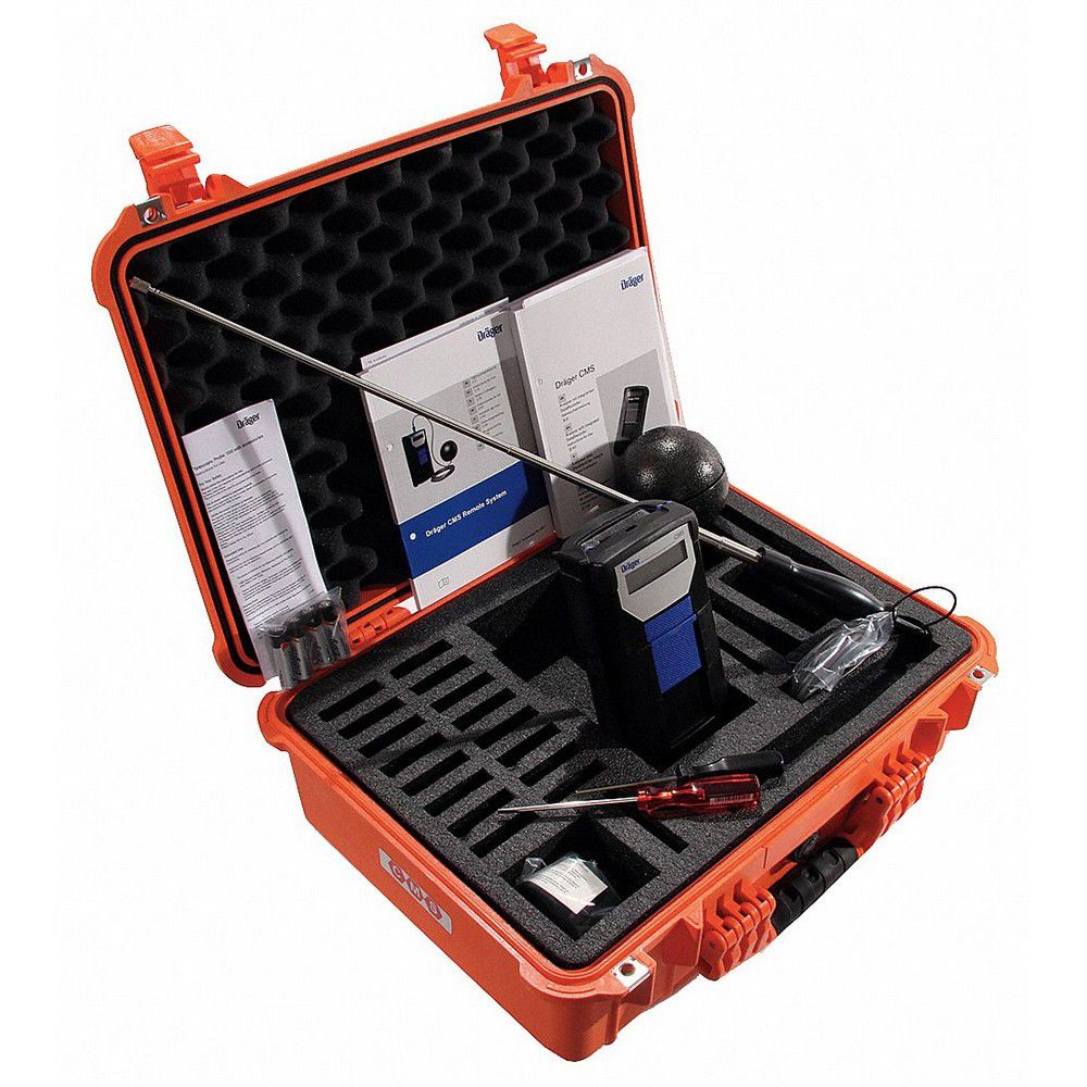 DRAEGER CMS Emergency Response Kit, Includes CMS Analyzer with Data Recorder, Remote Sampling