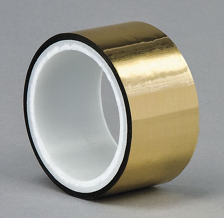 Metalized Film Tape,Gold,1In x 5Yd
