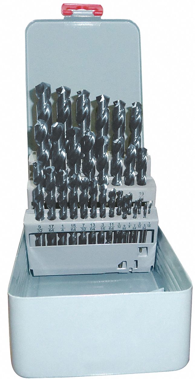 WESTWARD Screw Machine Drill Bit Set,29pc,HSS, 401J97 190735956199 eBay