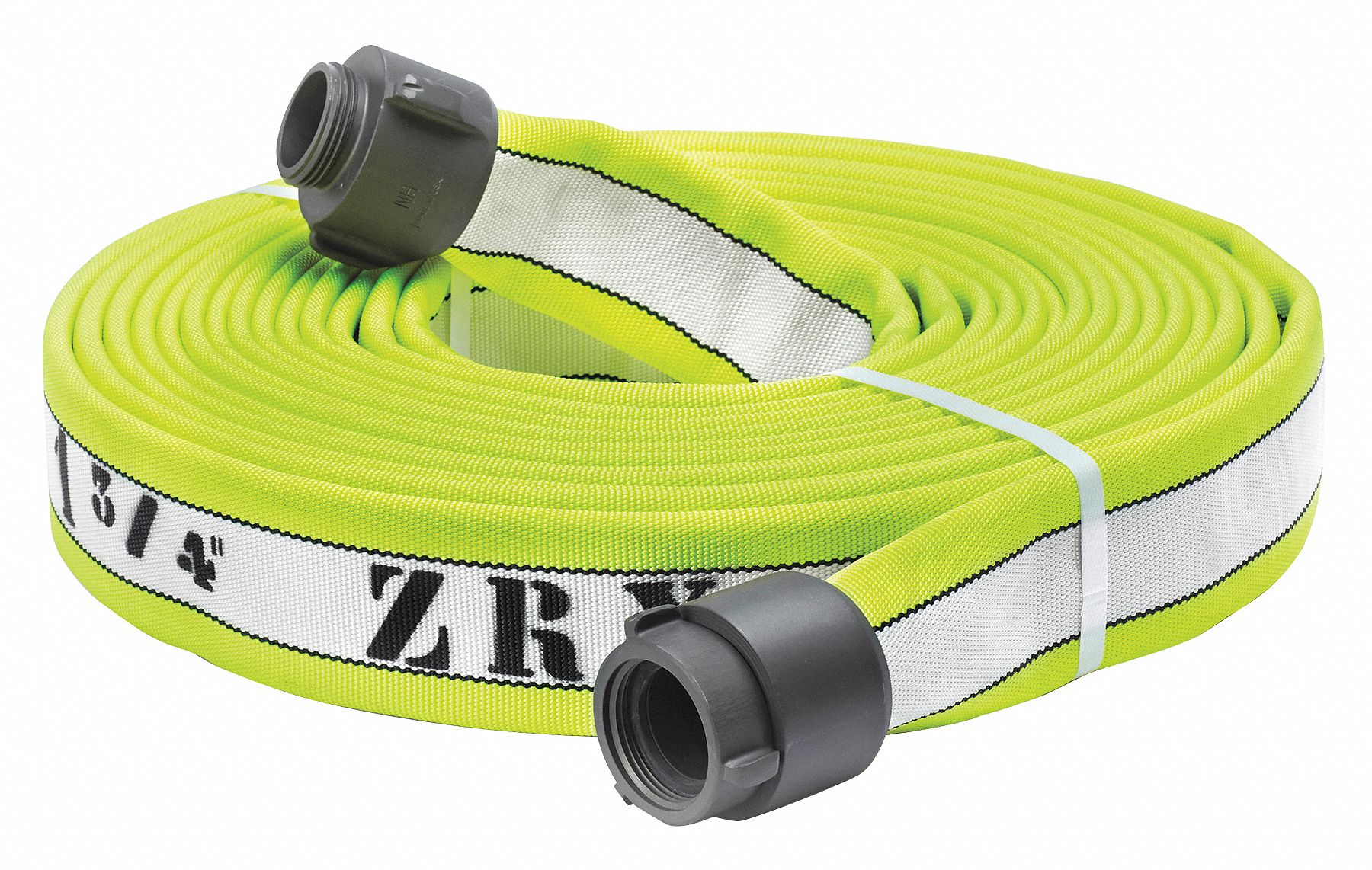 ARMTEX Attack Line Fire Hose, Double Jacket, MNH x FNH, Rocker, 50 ft Hose Length 404N84