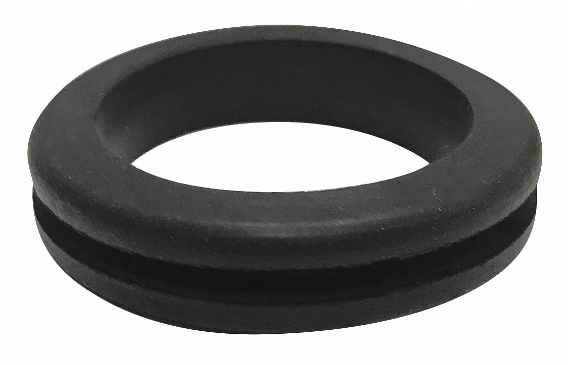 GRAINGER APPROVED Style 1 Rubber Grommet, 2" I.D., 23/4" O.D., 3/16