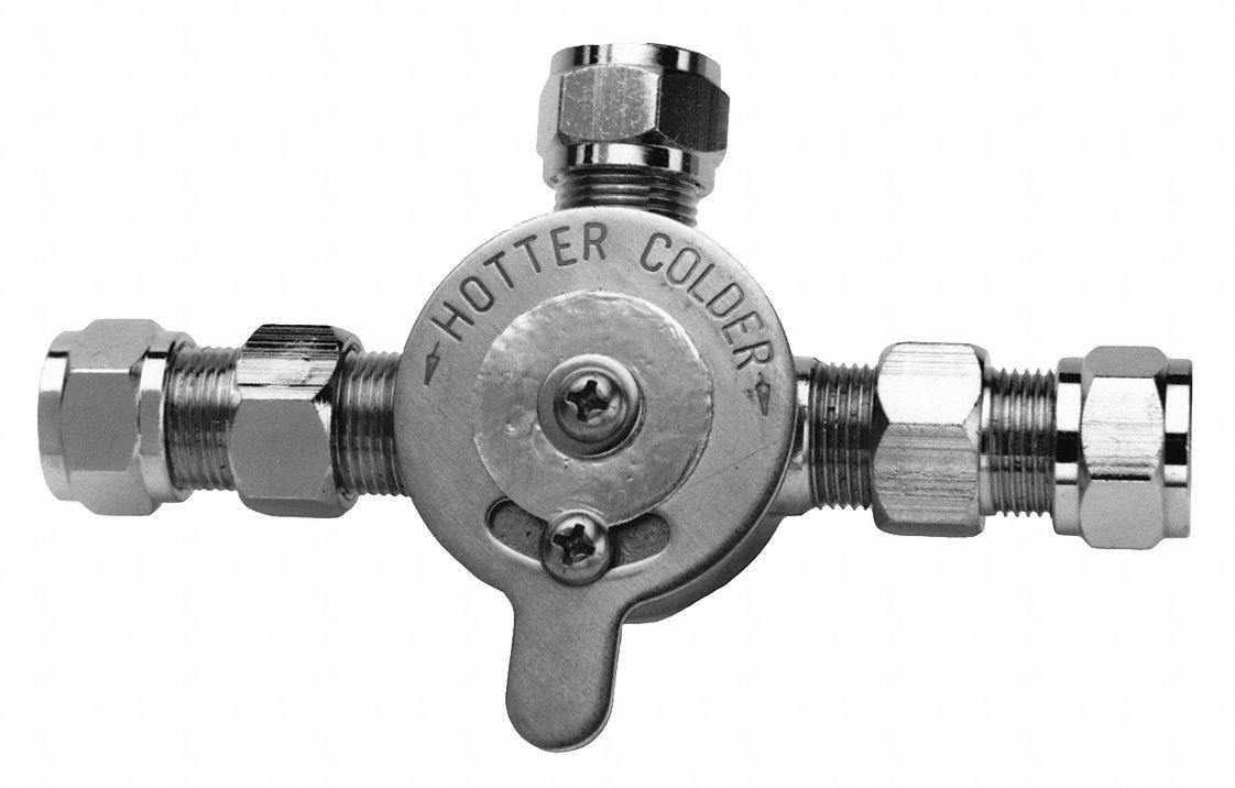 SANILAV Mixing Check Valve, Chrome Plated 40D761201L Grainger