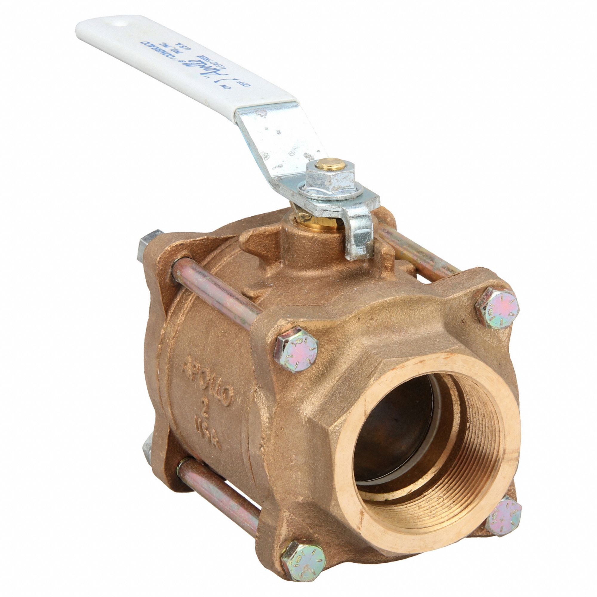 APOLLO 2 In Size Bronze Manual Two Way Ball Valve 40D943 82LF10801