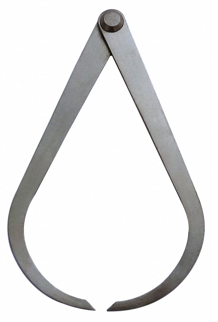 WESTWARD Outside Firm Joint Caliper, 12 Range (In.), Steel 40L725