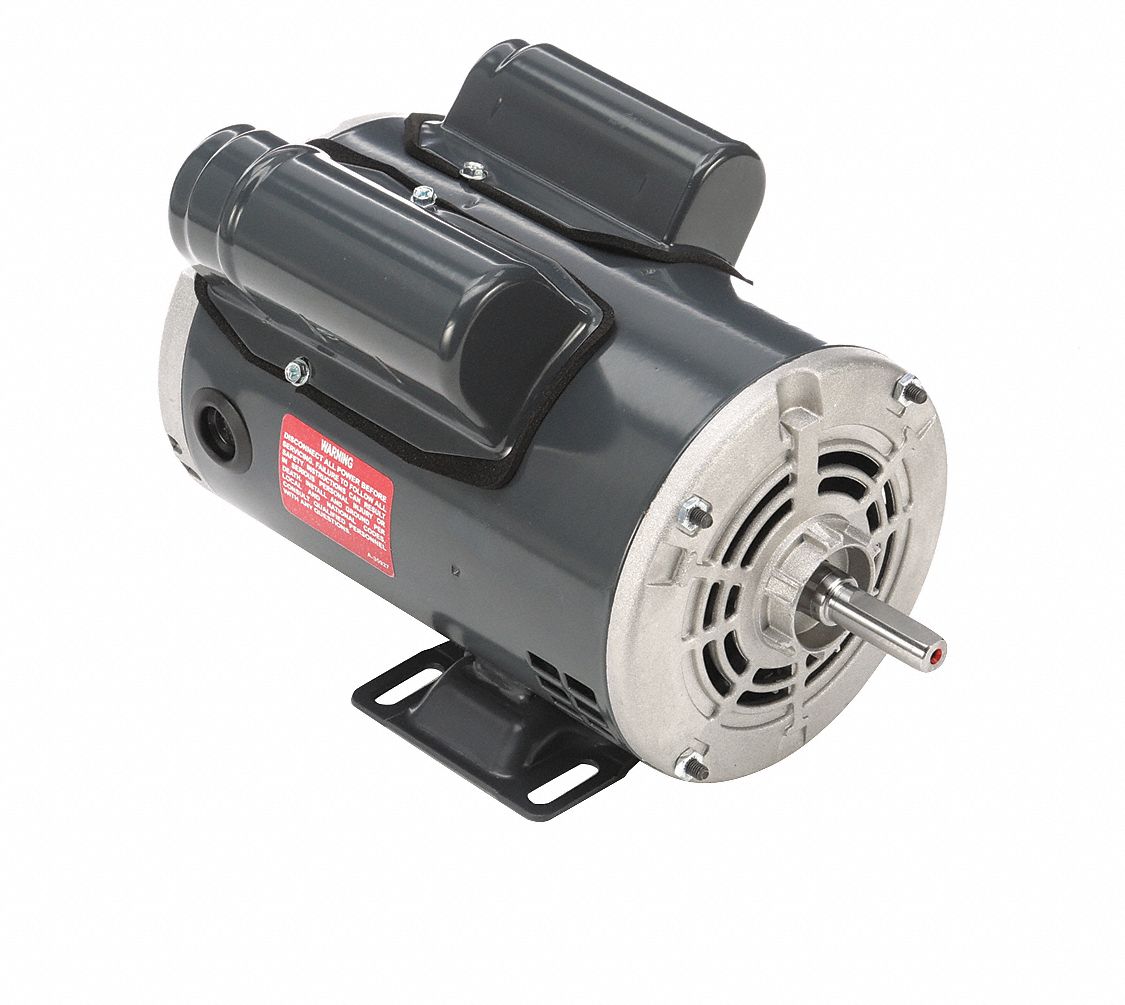 U.S. MOTORS GP Motor, 1/2 HP, 1, 725 RPM, 115/230V AC, 48 55ML83