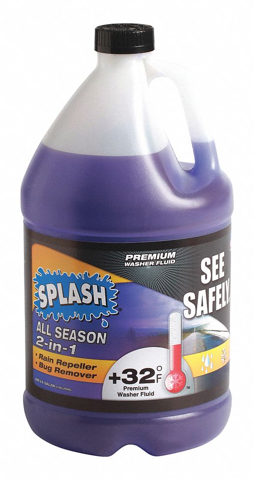 SPLASH Windshield Washer Fluid, 1 Gal. 40Z939234193T35 Grainger