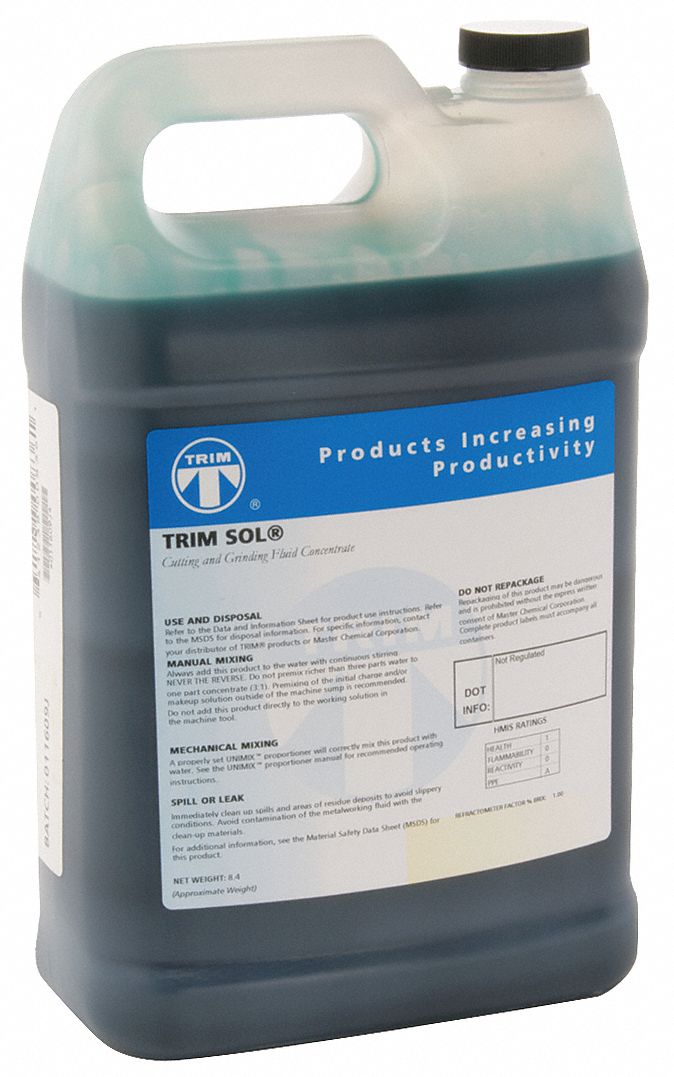TRIM Liquid, Coolant, 1 gal., Jug 41D727SOL/1 Grainger