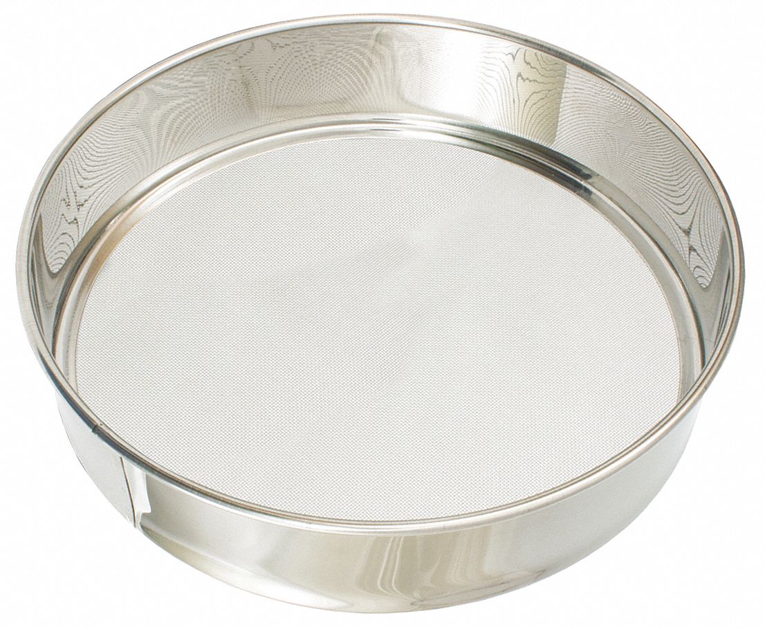 CRESTWARE 3" Stainless Steel Sieve with 121/4" Diameter 41G572RSS12