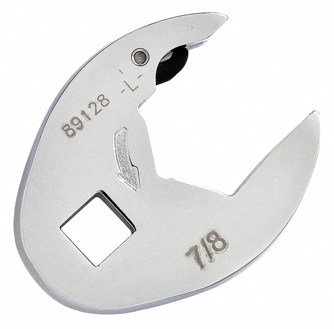 GEARWRENCH Dr Ratcheting Crowfoot Wrench,3/8,7/8in, Alloy Steel, Chrome