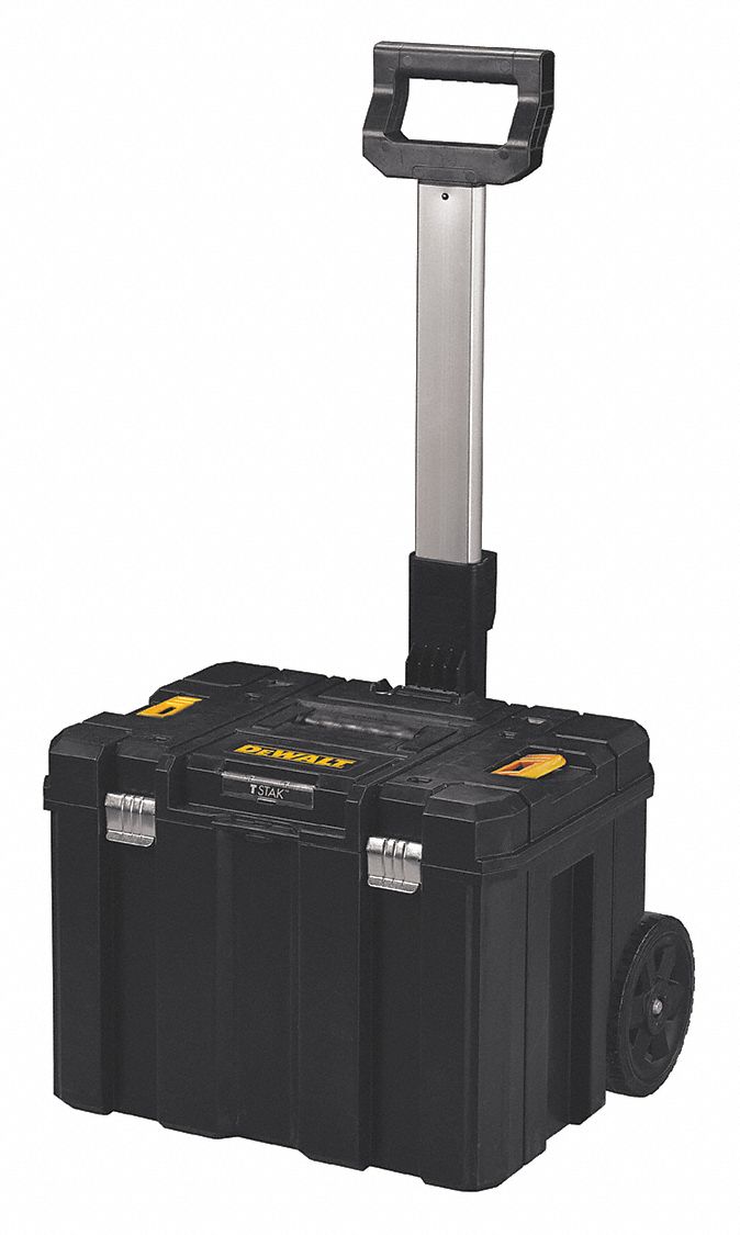 DEWALT Plastic Rolling Tool Box, 39" Overall Height, 2013/64" Overall