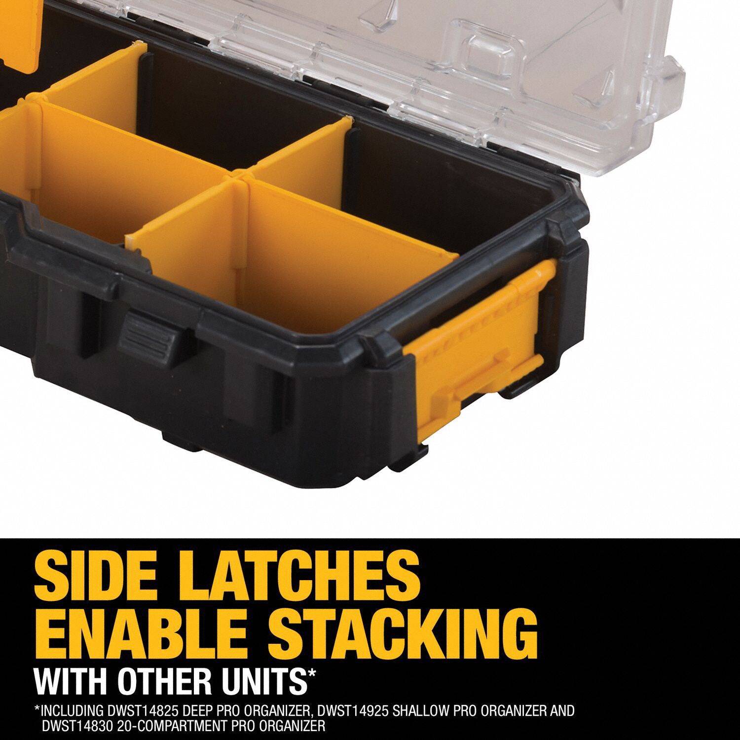 Dewalt Compartment Box In X In Black Yellow