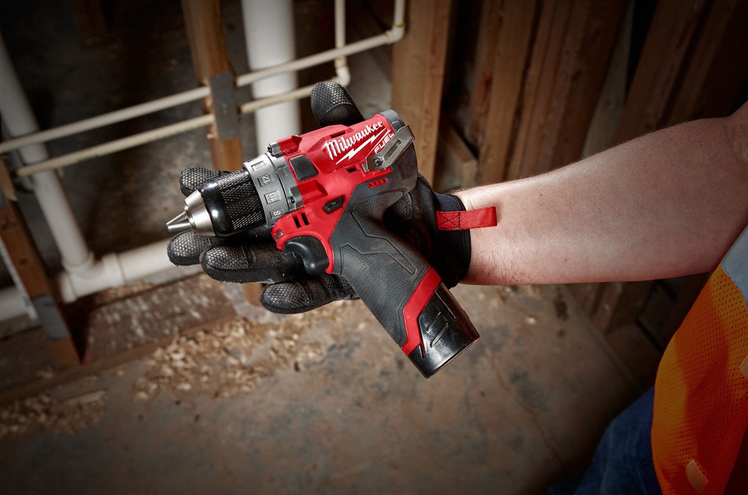 MILWAUKEE Cordless Hammer Drill Kit 12 0 V 1 2 In Chuck Size 0 To