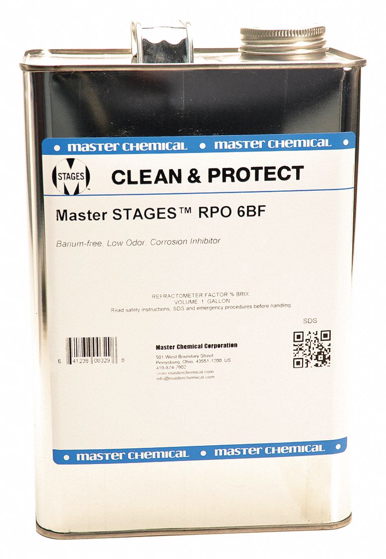 MASTER FLUID SOLUTIONS Liquid, Corrosion Inhibitor, Mineral, 1 gal