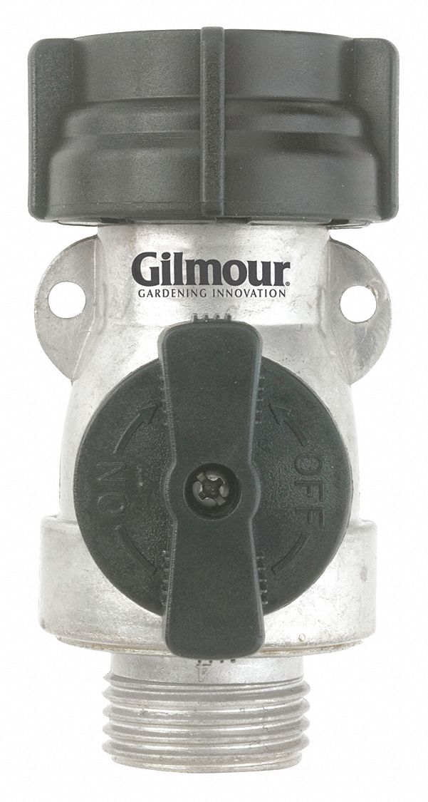 GILMOUR Garden Hose Adapter, Fitting Material Zinc x Zinc, Fitting Size