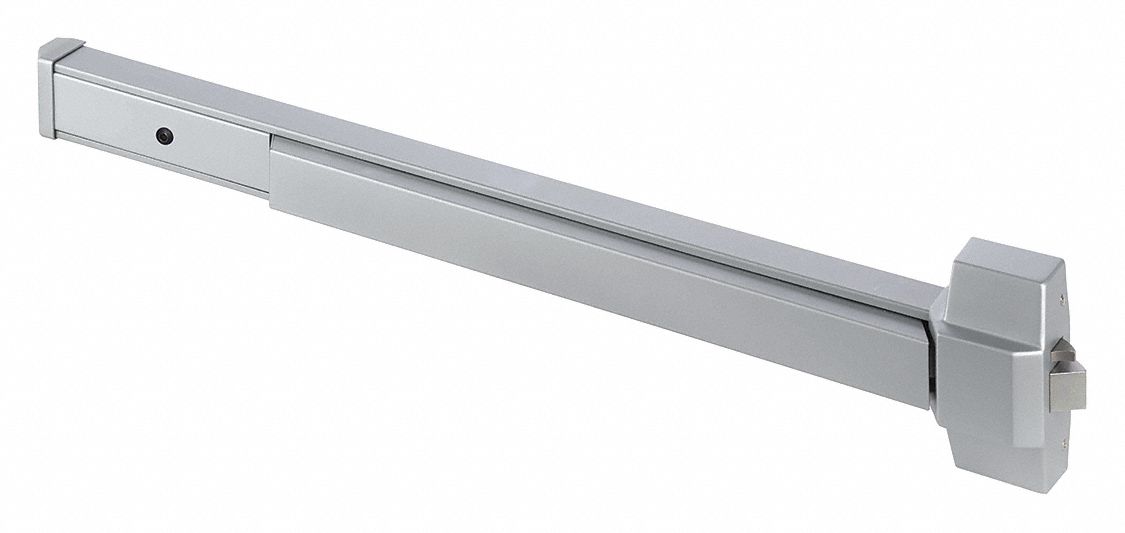 ARROW Exit Only Exit Device, Series ED900, Satin Aluminum, Rim Exit