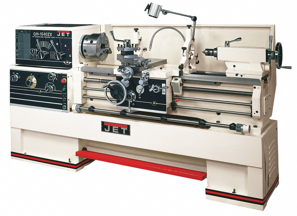 JET Lathe, Distance Between Centers 40 in, Voltage 230/460, 7 1/2, Min