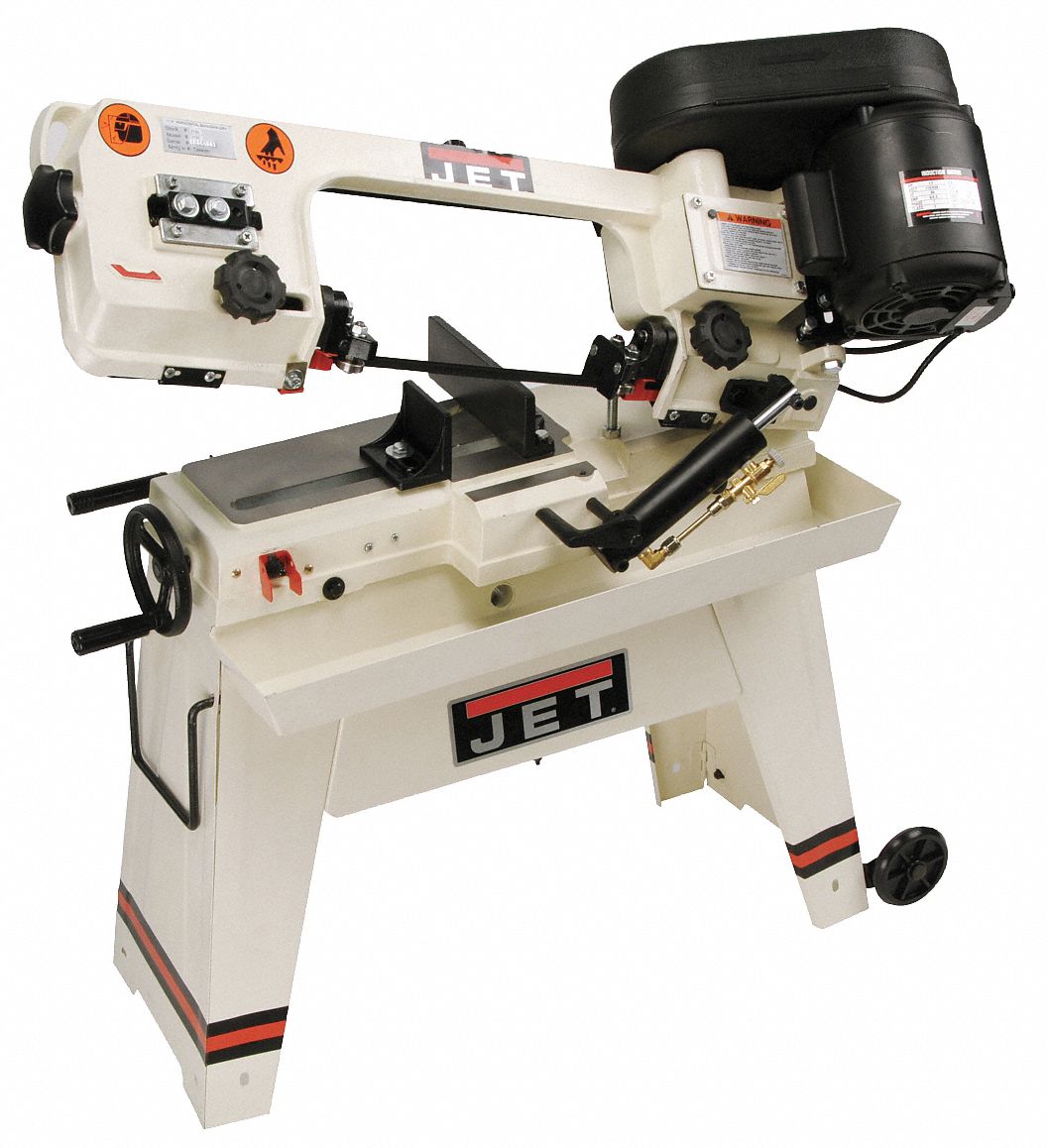 JET 1/2 HP Horizontal Band Saw, Voltage 115, Max. Blade Length 68