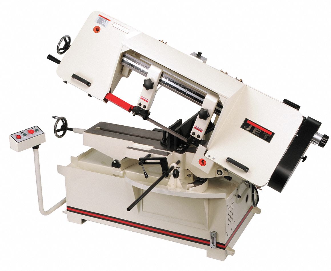 JET 2 HP Horizontal Band Saw, Voltage 460, Max. Blade Length 135
