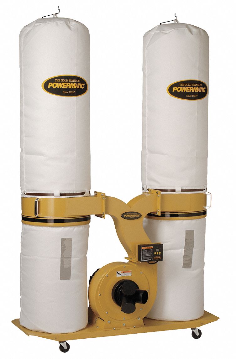POWERMATIC Dust Collector, 75 to 90 dBA, 3 HP 42W9421792073K Grainger