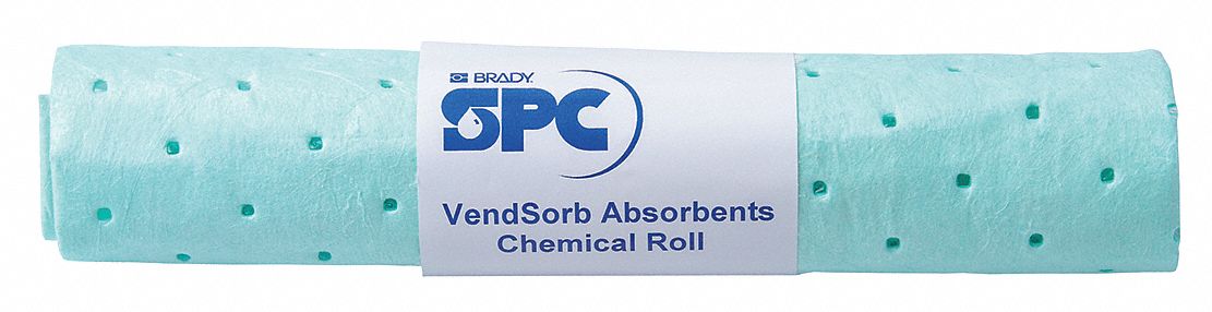 Heavy, 3 Ply Meltblown Polypropylene Absorbent Roll, Fluids Absorbed: Chemical / Hazmat, 60