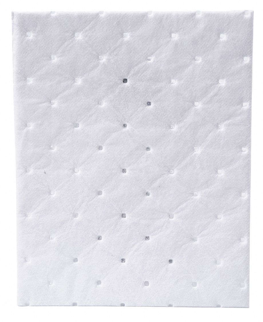 Absorbent Pad,5.5 gal.,7-1/2 In.W,PK100