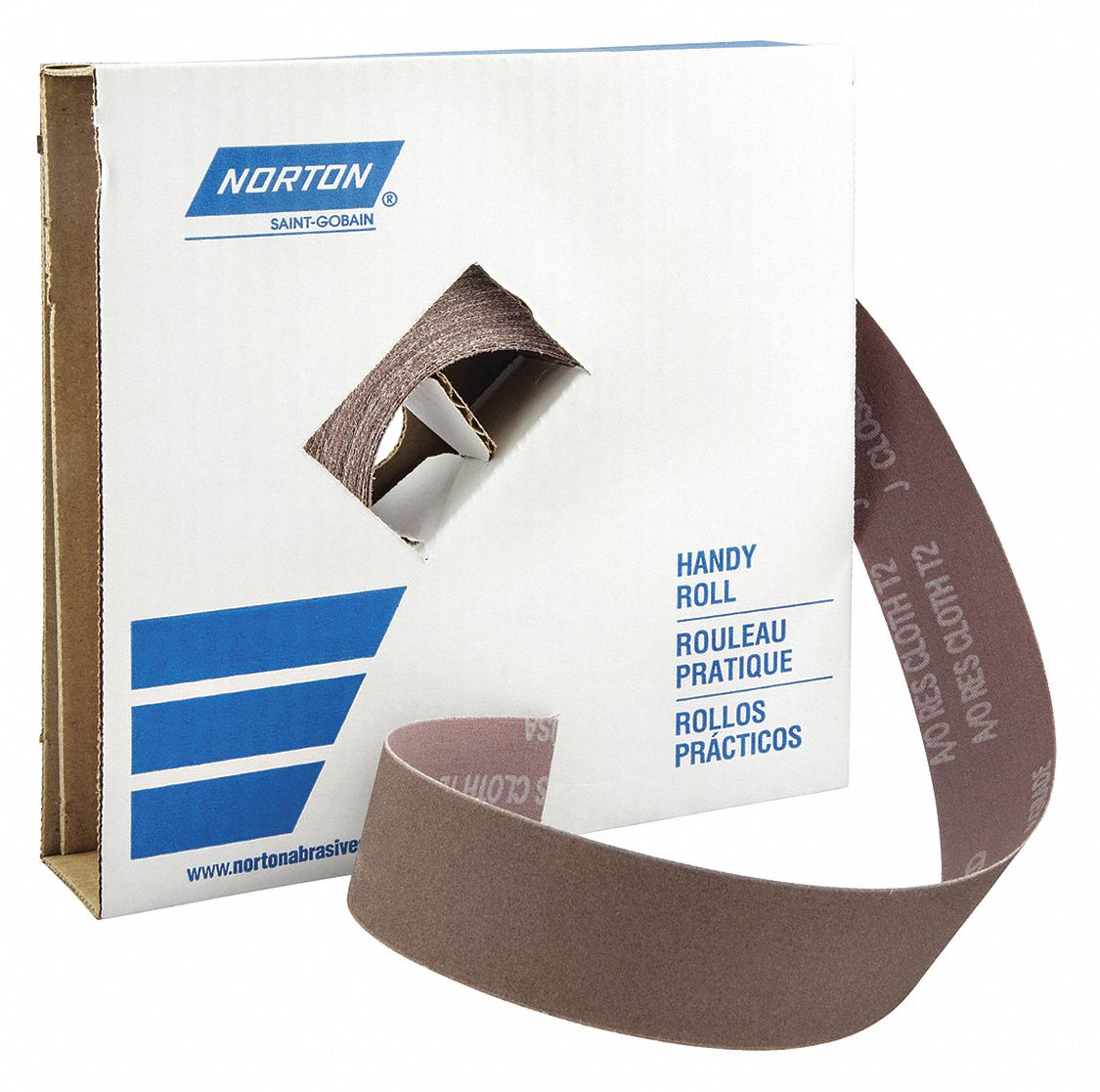 Norton In W X Ft L Aluminum Oxide Abrasive Utility Roll