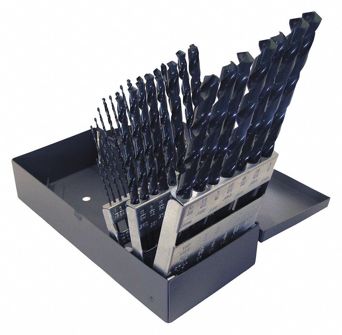 CLEVELAND Taper Length Drill Bit Set, Number of Drill Bits 29, 118