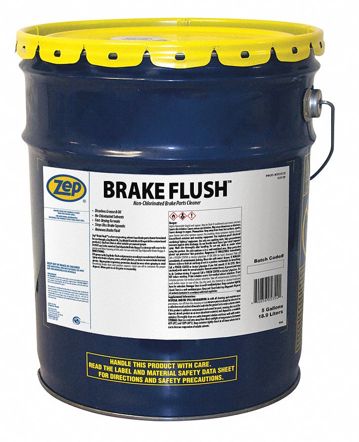 ZEP Brake Cleaner and Degreaser;Bucket;5 gal;Flammable;Non Chlorinated