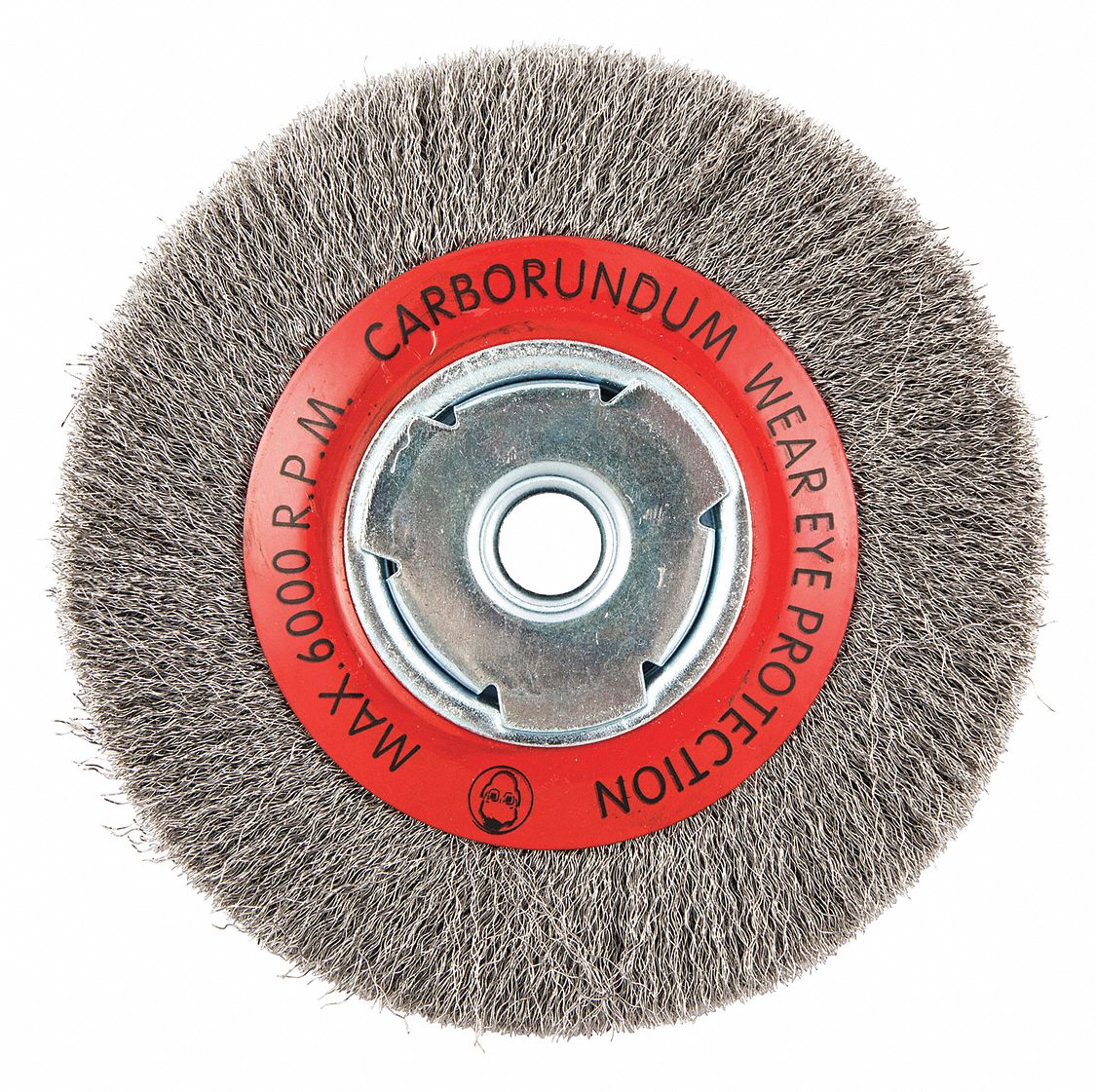 Crimped Steel 6 In Dia X 3 4 In Wd Wire Wheel Brush 443M68