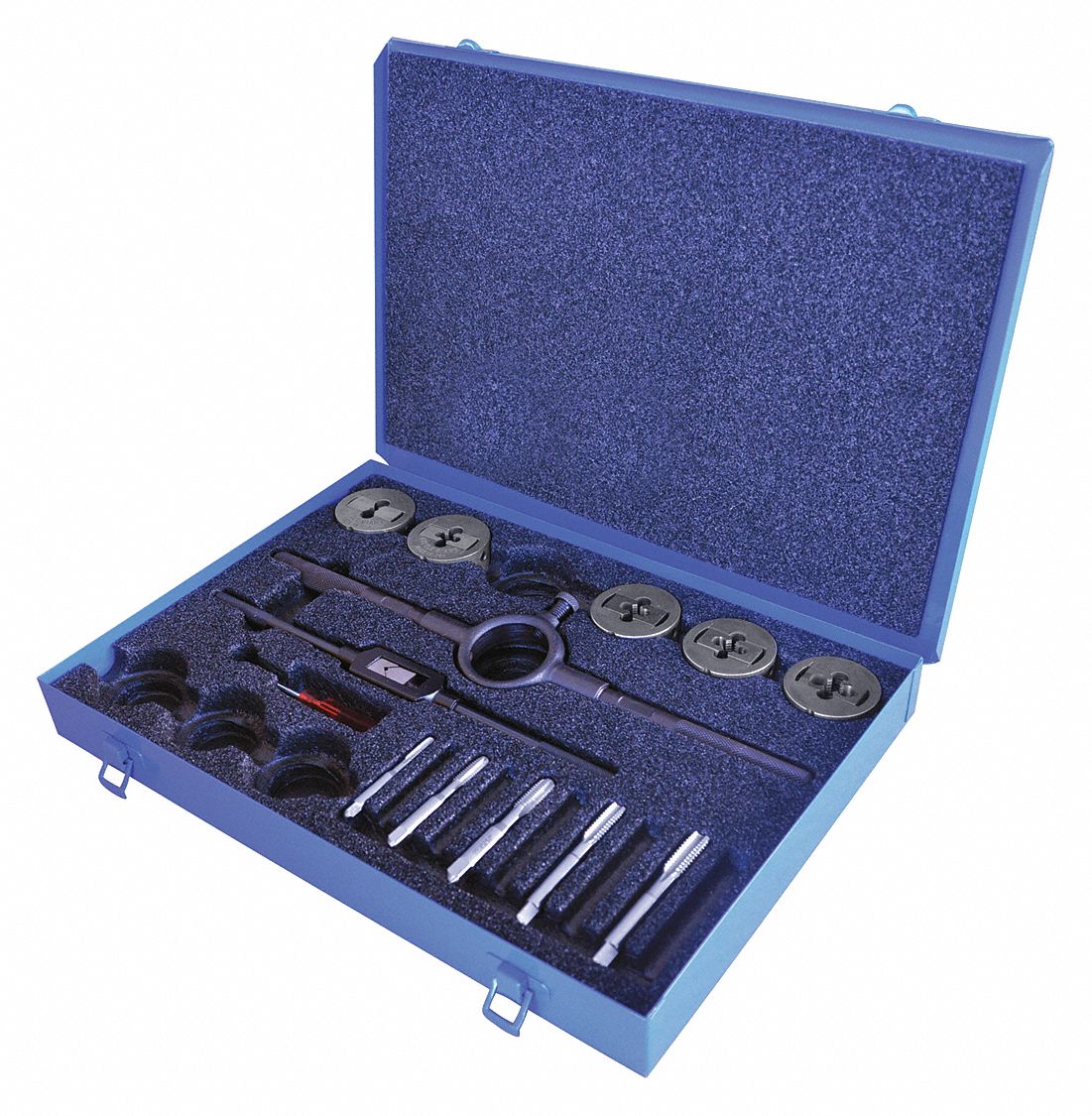 GREENFIELD THREADING Tap and Die Set, Number of Pieces 13, Die Shape