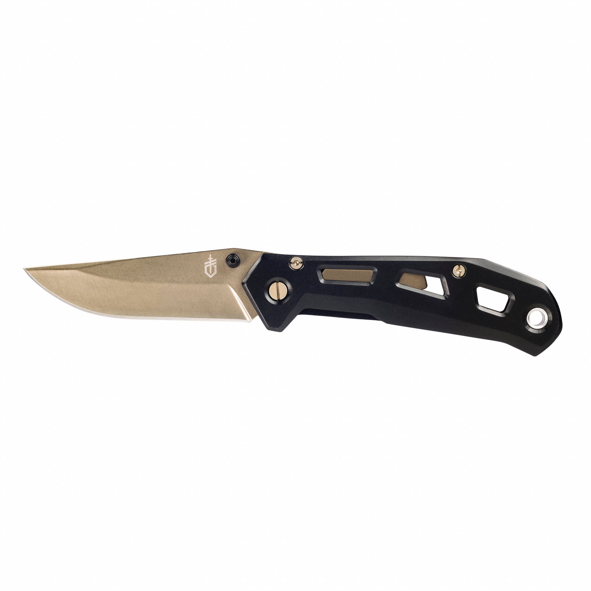GERBER Folding Knife,Fine Blade Edge 2 13/16 in Blade Length,Locking