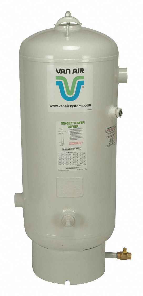 VAN AIR SYSTEMS Deliquescent Compressed Dryer, 250 CFM - 447P57|D20