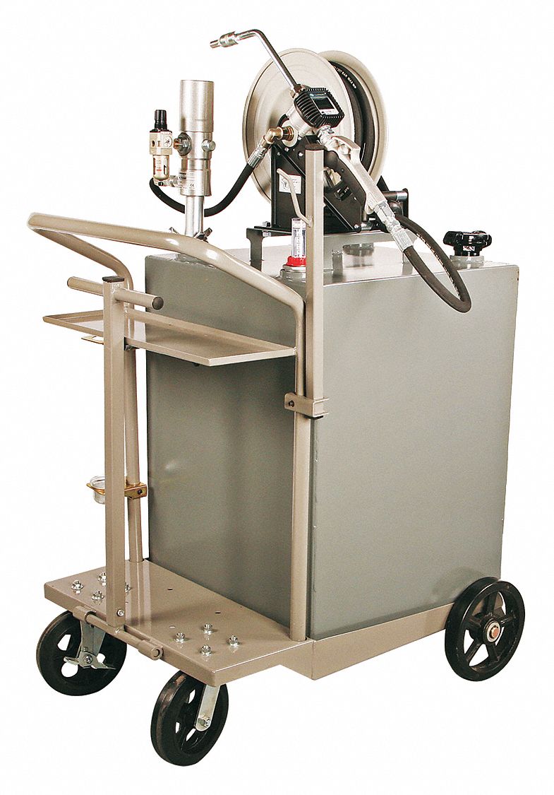 LIQUIDYNAMICS INC. Oil Transfer Cart, Mobile, 75 gal, Pump Ratio 31