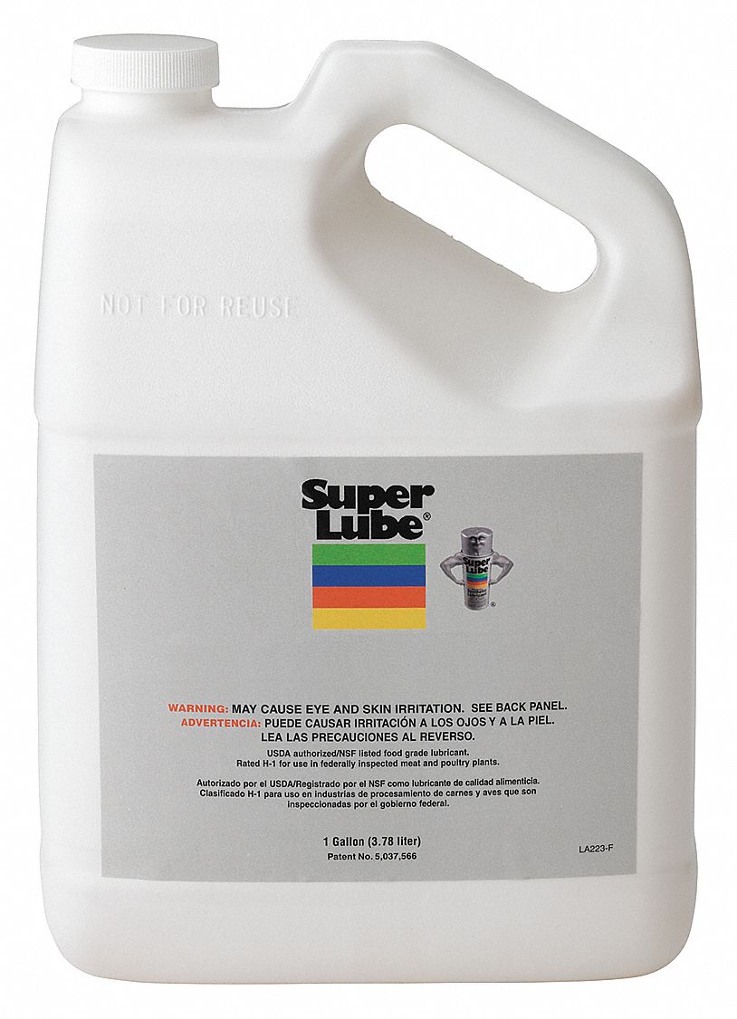 SUPER LUBE Synthetic Hydraulic Oil, 1 gal. Jug, ISO Viscosity Grade