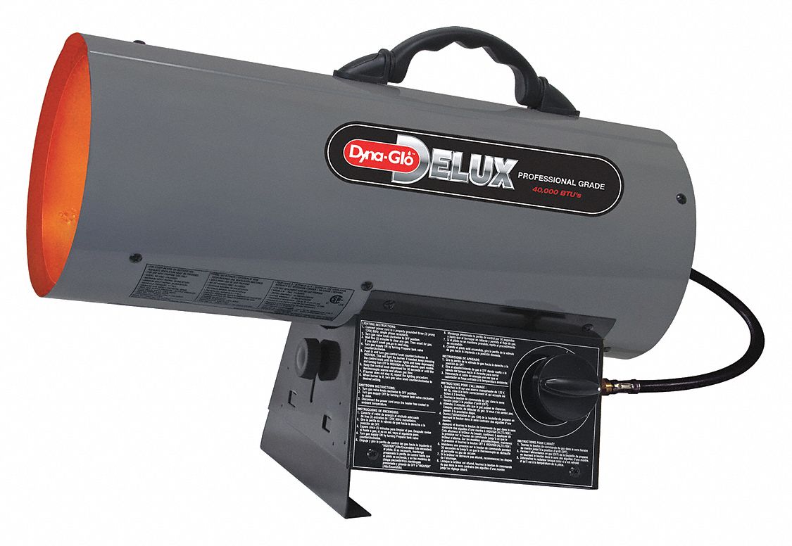 DYNAGLO Portable Gas Torpedo Heater, Propane, 40,000 BtuH, Heating