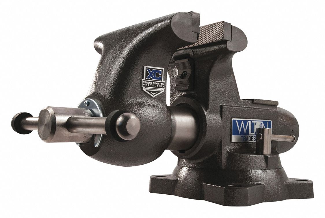thumbnail image 2 of Wilton 648UHD 8-Inch Combination Bench Vise Model 28816 | Cast Iron Heavy Duty 84 Lbs 2 of 3