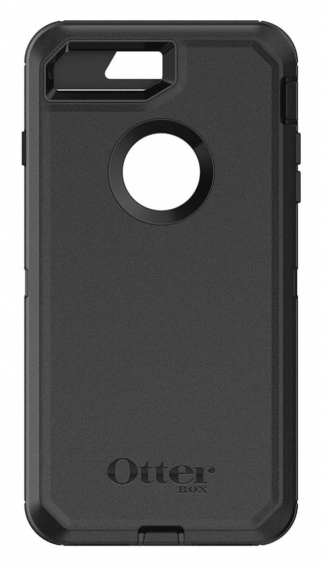 OTTERBOX Cell Phone Case, Fits Brand Apple, Black, Polycarbonate