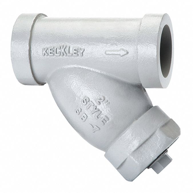 KECKLEY 11/2" Y Strainer, Socket Weld, 3/64" Mesh, 59/16" Length