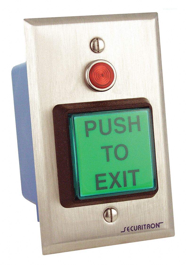 Securitron Single Gang Momentary Push To Exit Button Cg Pb