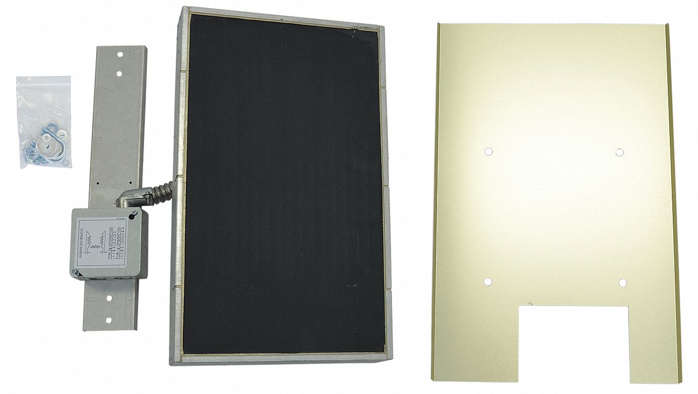 FOSTORIA Electric Infrared Heater Panel Emitter, 4,300 W, For Use With